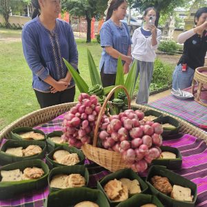 Local food and red onions from Sisaket