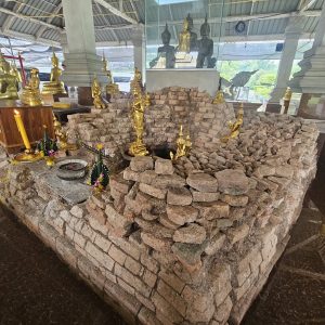 Ancient brick structure at Phra That Nong No