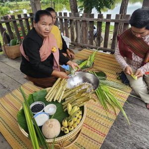 Traditional food preparation in the Kui community